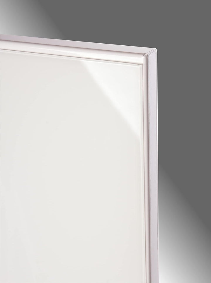 Badheizkörper mit Glas Design Montevideo 3 Glasfront 180x47cm 1118 Watt weiss SZAGATO Handtuchwärmer