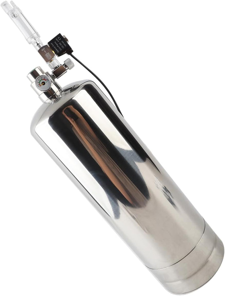 Ailgely 5L CO2-Generator-System-Kit für Doppel Aquarium CO2-Edelstahl-Zylinder-Generator-System mit
