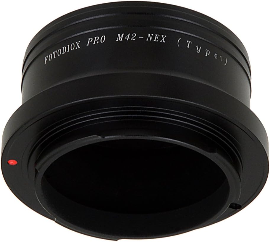 Fotodiox Pro Lens Mount Adapter Compatible with M42 Type 2 Lenses on Sony E-Mount Cameras M42 V2 PRO