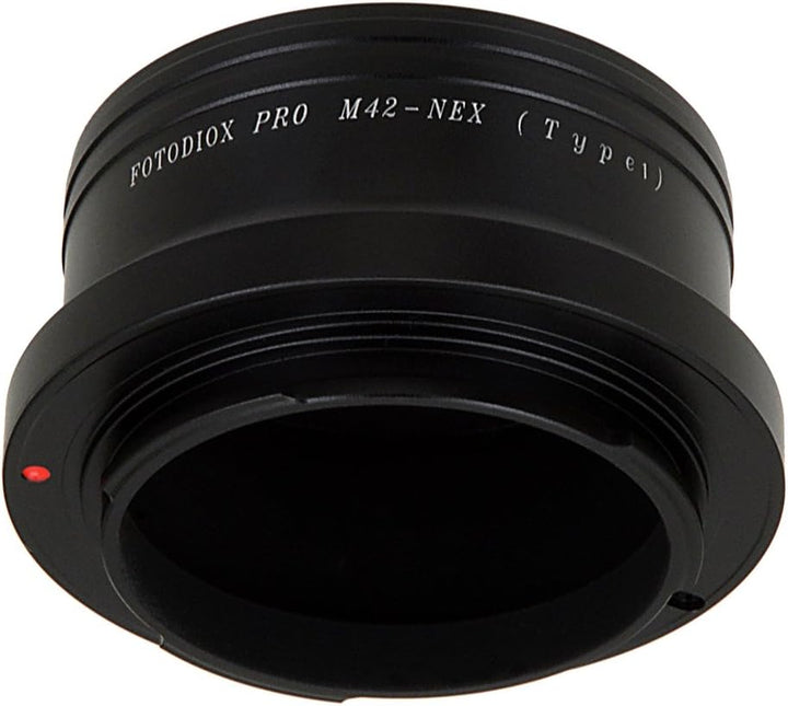 Fotodiox Pro Lens Mount Adapter Compatible with M42 Type 2 Lenses on Sony E-Mount Cameras M42 V2 PRO