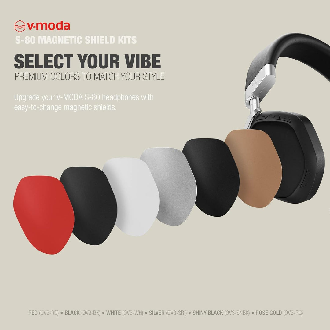 V-MODA S-80 MAGNETISCHE ABDECKUNGEN (OV3) | Personalisiere deinen S-80 Kopfhörer Erhältlich in sechs