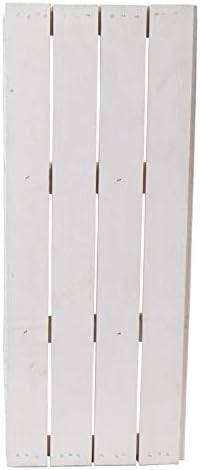12er Set Weisse Regalkiste mit 2 Mittelbrettern 68cm x 40cm x 31cm Apfelkiste Obstkiste Weinkiste Ho