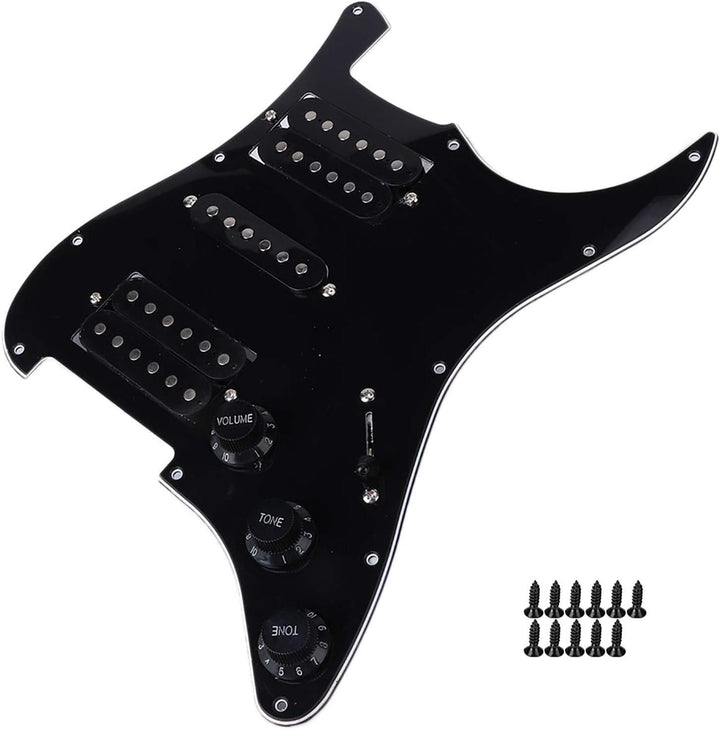 Komplett Vorverdrahtetes,Pickguard Humbucker für E-Gitarren-Board mit vorverdrahtetem HSH-Pickup für