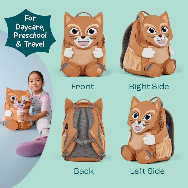 Affenzahn Kinderrucksack Grosser Freund | Kindergartenrucksack für Kinder von 3 bis 5 Jahren mit fun