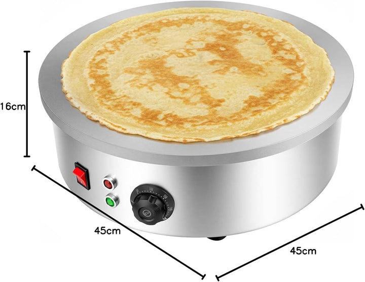 Crepes maker Grosse Backfläche mit 45cm Ø, 220V 3000 W Gewerbe Profi Crêpes Maker Machine Pfannkuche