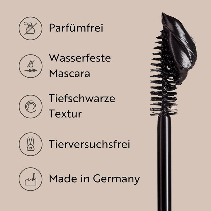 M. Asam MAGIC FINISH Intense Volume Mascara Waterproof Easy Remove (12ml) – Tubing Mascara Schwarz F
