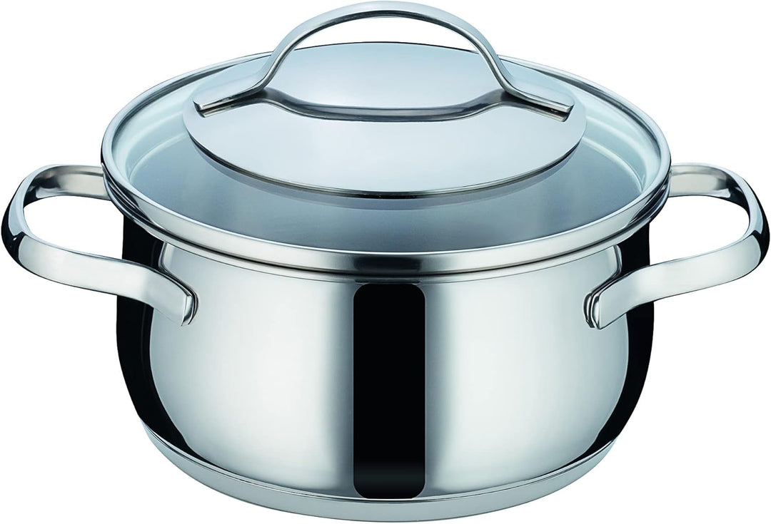 Kelomat, 1907-317, Topfset, Edelstahl, Torrano, 9teilig, bestehend aus Bratentopf 20cm, Fleischtopf