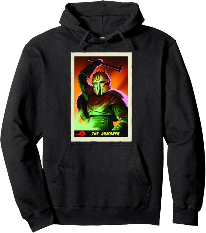 Star Wars The Mandalorian The Armorer Card Pullover Hoodie