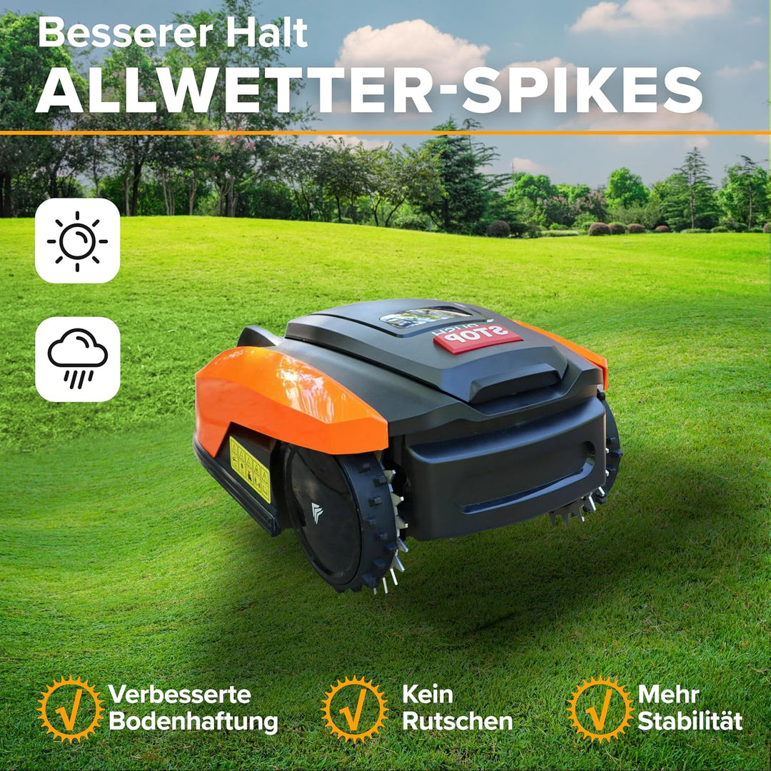 Rasenroboter Mähroboter Spikes für Yardforce 500/600/X100i