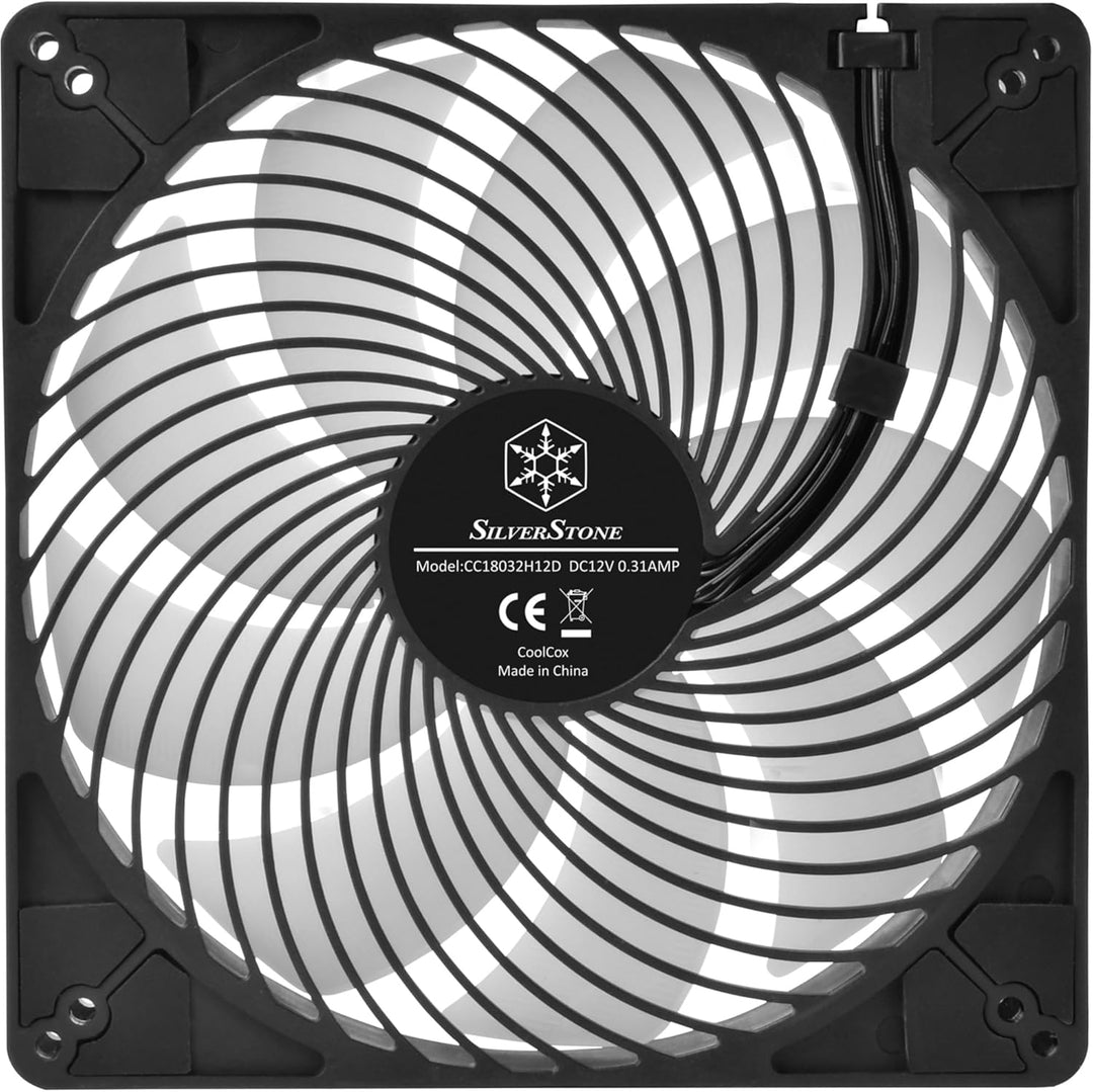 SilverStone Technology Air Pentrator 184i ARGB, Hochleistungsfähiger, luftkanalisierender 180-mm-Com
