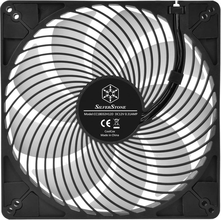 SilverStone Technology Air Pentrator 184i ARGB, Hochleistungsfähiger, luftkanalisierender 180-mm-Com