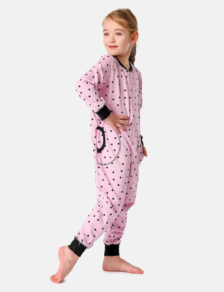 Merry Style Mädchen Schlafoverall Jumpsuit Mädchen Bequeme und warme Schlafanzug Kinder MS10-186 110