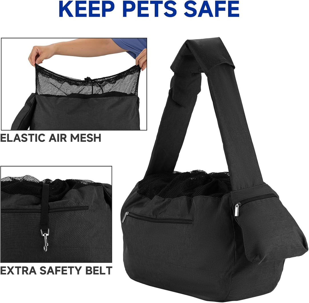Hundetasche, ISFORU grosse Haustiertasche für kleinen Hund und Katze | Tragekraft bis 10KG – Angeneh