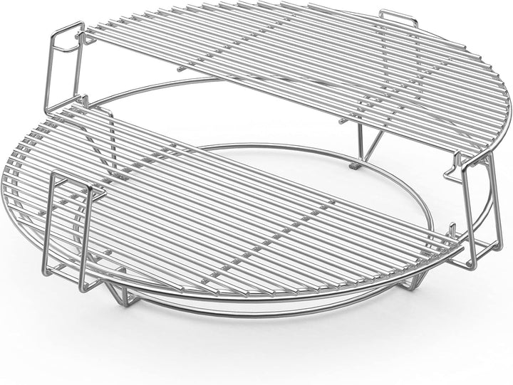Onlyfire Grillrost Kochsystem für Weber 57 cm Kugel-Holzkohlegrill, Grill zubehör für Low & Slow Coo