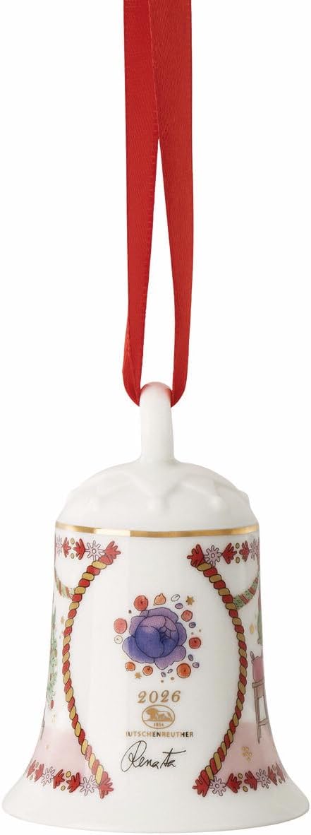 Hutschenreuther Porzellanglocke 2026-7 cm