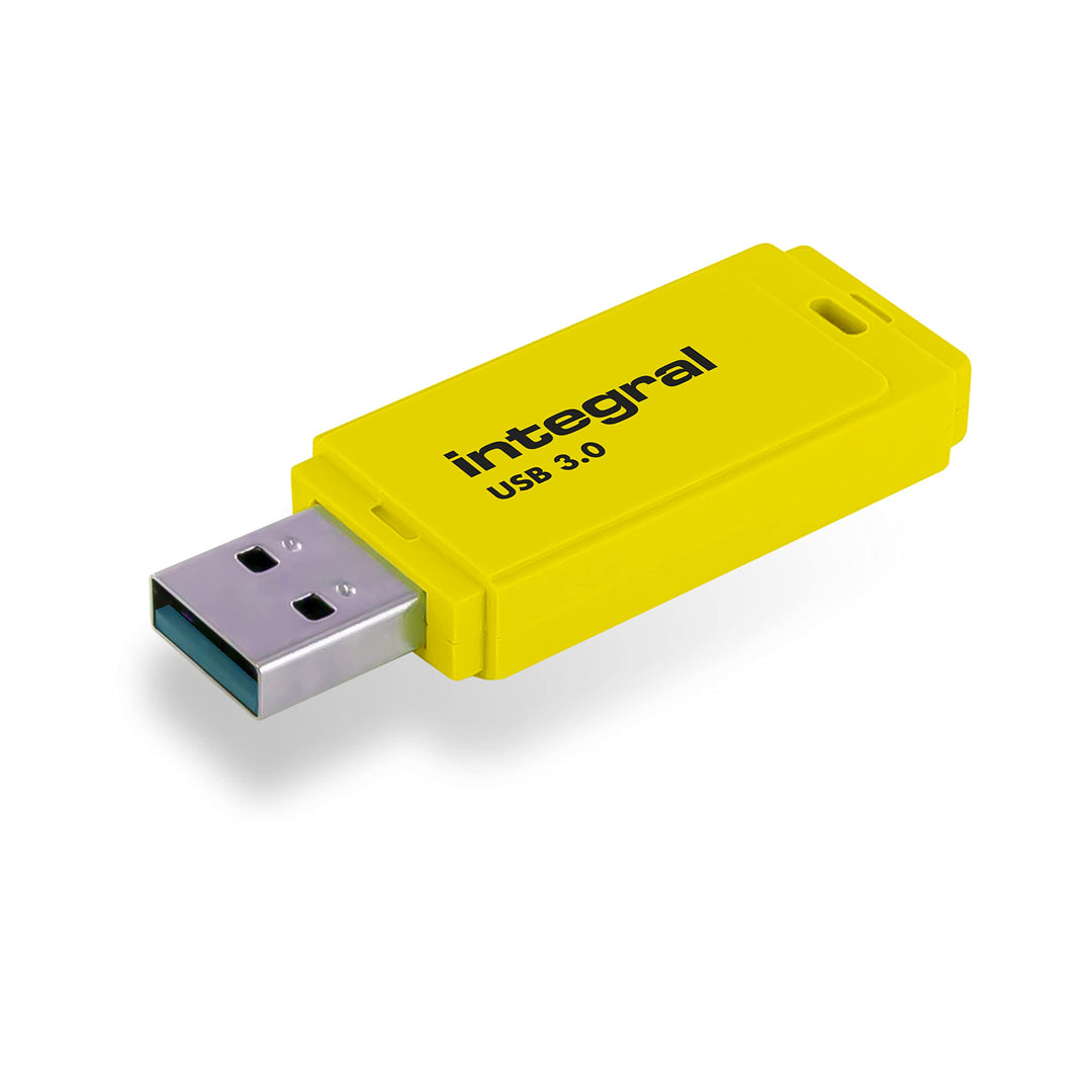 Integral 64GB Neon Gelb USB 3.2 Gen 1 Flash-Laufwerk USB3.0 64GB gelb, USB3.0 64GB gelb
