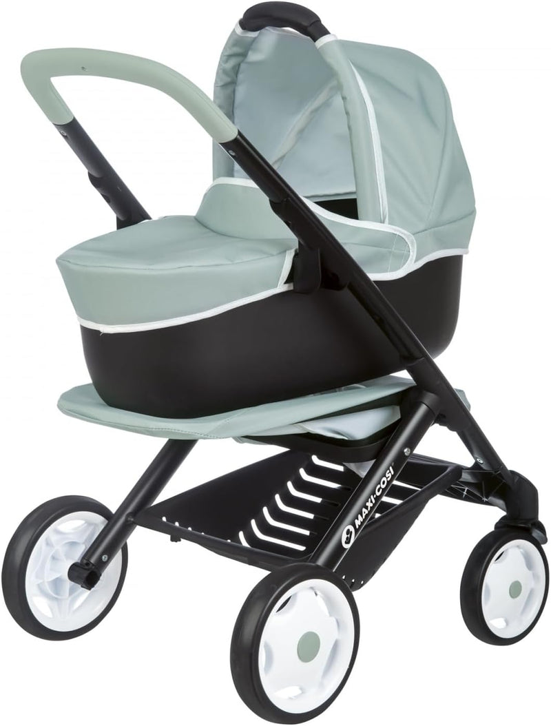 Smoby - Maxi Cosi 3-in-1 Kombi Puppenwagen - für Puppen bis 42 cm – wandelbarer Puppenwagen für unte