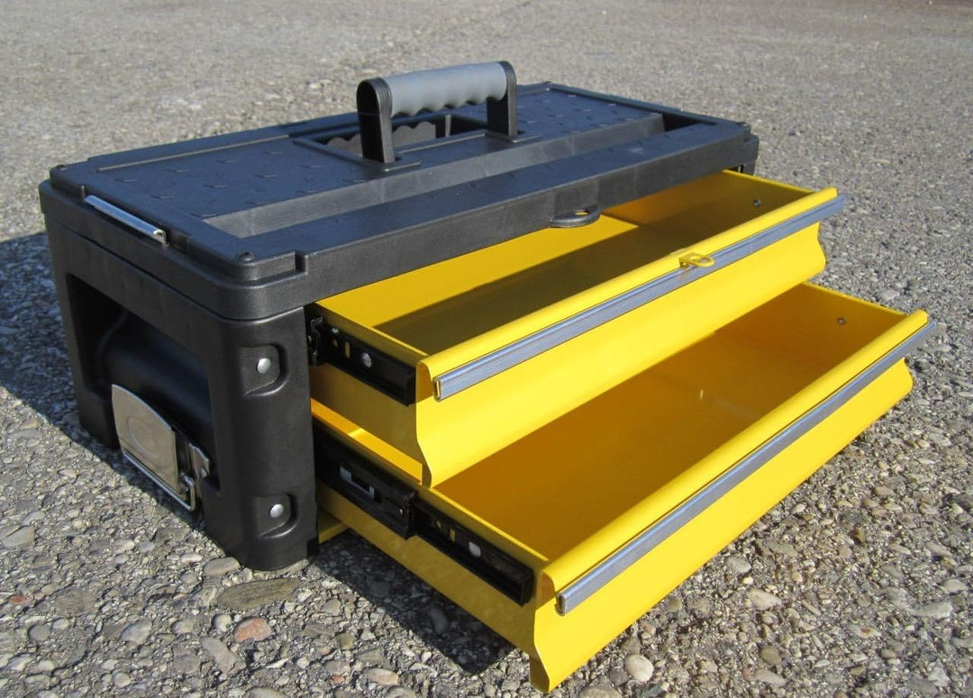 Erweiterungsbox Werkzeugkiste mit 2 Laden für unsere Trolleys Serie 305 von AS-S