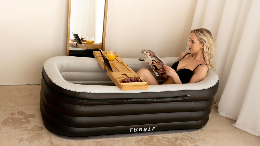 Tubble® Royale Aufblasbare Badewanne - Verwendung als Heiss- und Eisbad - Schneller Aufbau in 1min -