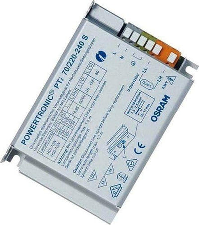 Osram EVG Vorschaltgerät PTi 70 Watt 220-240 Volt Einbaugerät S für CDM / HCI / HQI 70W