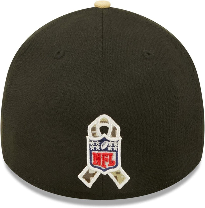 New Era Salute to Service 2022 Basecap 39Thirty NFL Fanartikel American Football Kappe schwarz S-M 3