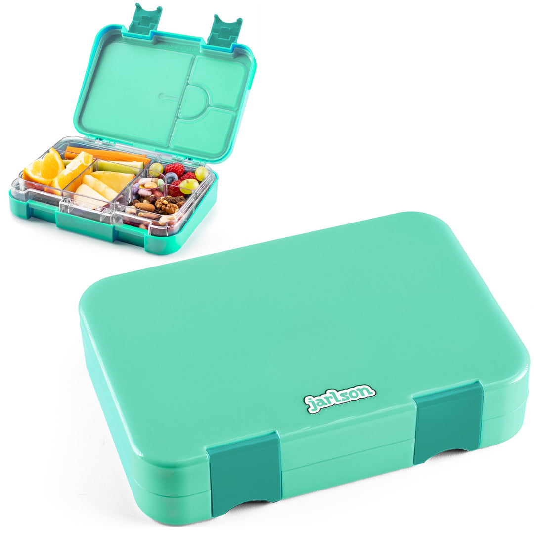 Jarlson® Brotdose für Kinder mit 6 Fächern TONI - Lunchbox - Bento Box auslaufsicher – Jausenbox für