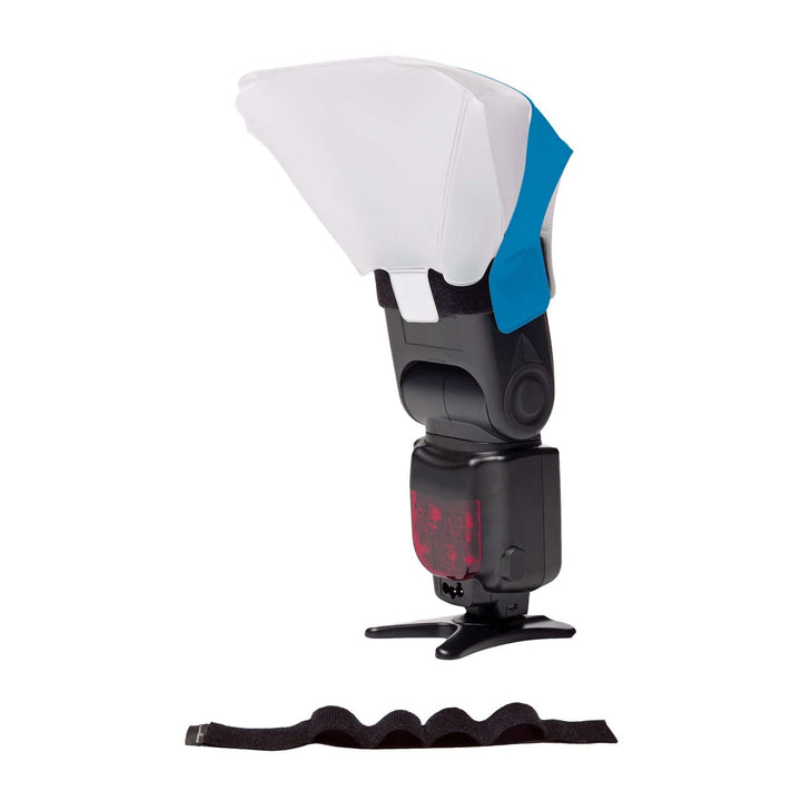LumiQuest Ultrasoft Frosted Light Diffuser, Compact Light Modifier with UltraStrap Bundle, Universal