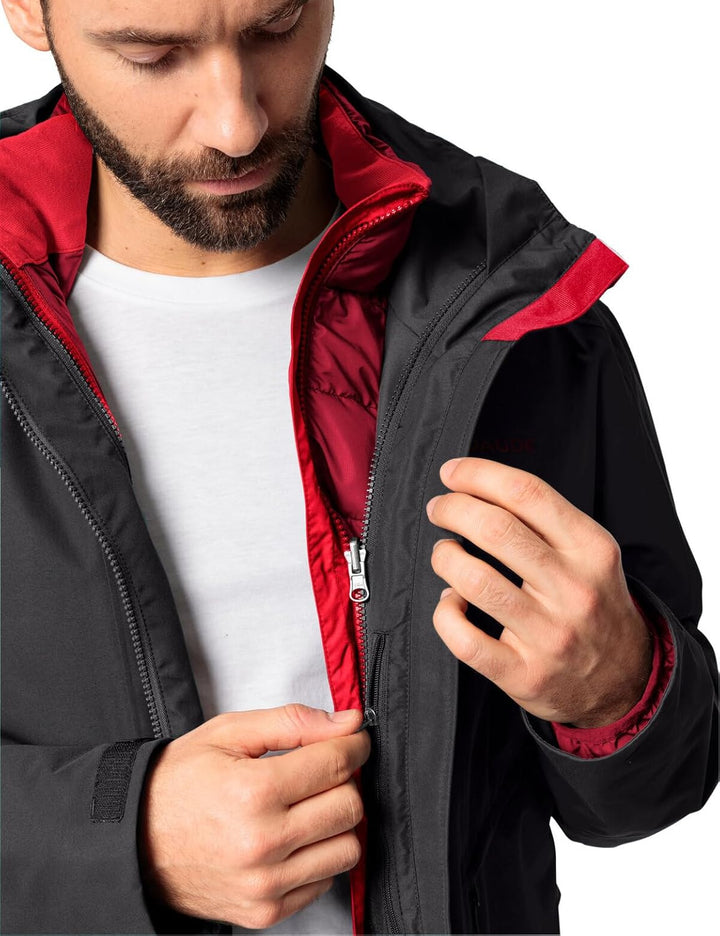 VAUDE Herren Men's Elope 3in1 Jacket Doppeljacke L Schwarz, L Schwarz