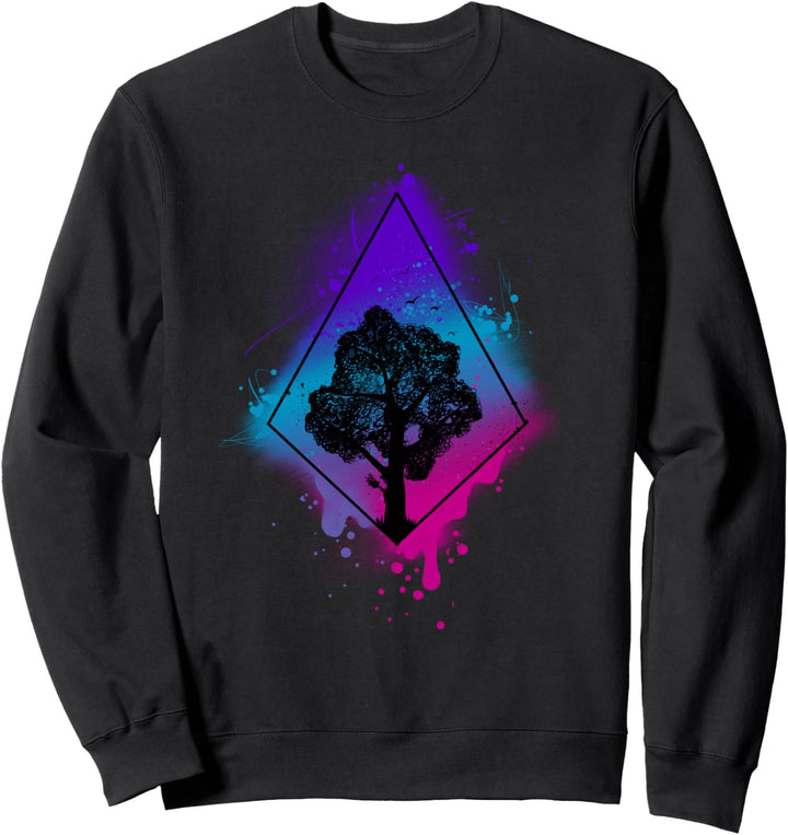 Baum des Lebens Geschenk keltische nordische Mythologie Sweatshirt