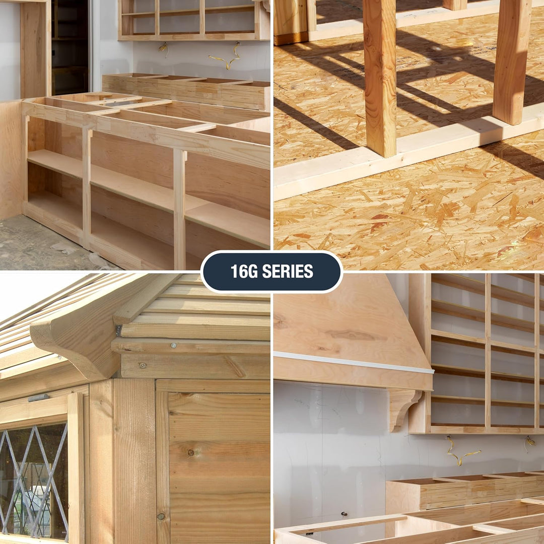 Tacwise 0299 Typ 16G / 55 mm Verzinkte Nägel, Packung mit 2500 Stück 55mm Silber, 55mm Silber