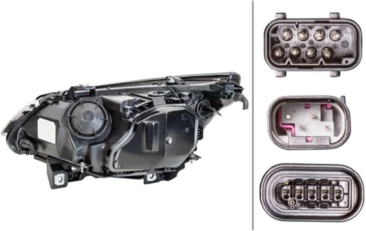 HELLA 1EL 160 296-001 Bi-Xenon/Halogen-Hauptscheinwerfer - rechts - für u.a. BMW 5 (E60) Rechts ohne