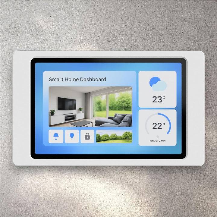 Tablet Wandhalterung für Samsung Galaxy Tab S9 FE Plus (12,4 Zoll) - Passgenauer & Flacher Rahmen fü