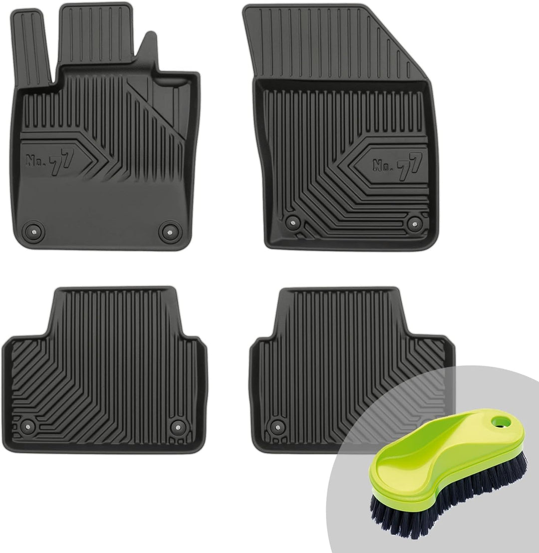 FROGUM No.77 Gummimatten Ganzjahresset von Auto Fussmatten Autofussmatten für Volvo S60 III ab 2018,