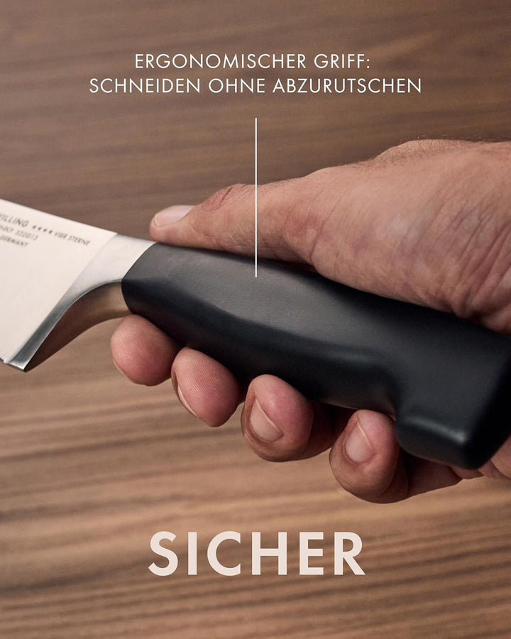 Zwilling 31071-161-0 Vier Sterne Kochmesser, Rostfreier Spezialstahl, Sonderschmelze, Kunststoff, 16