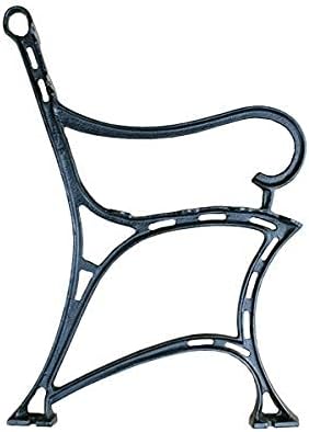 Home&Wood Aluminium Bankfuss Bein mit Armlehne Gartenbank aus Aluminium /2 Stück/