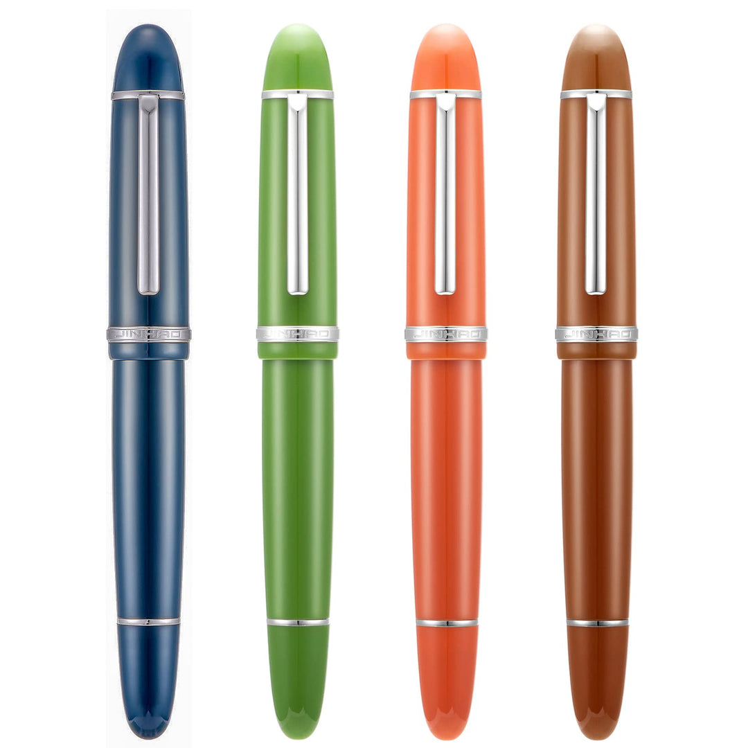 Jinhao X159 Acryl-Füllfederhalter-Set, Grösse 8, extra feine Spitze, klassisches Design, glatter Sch