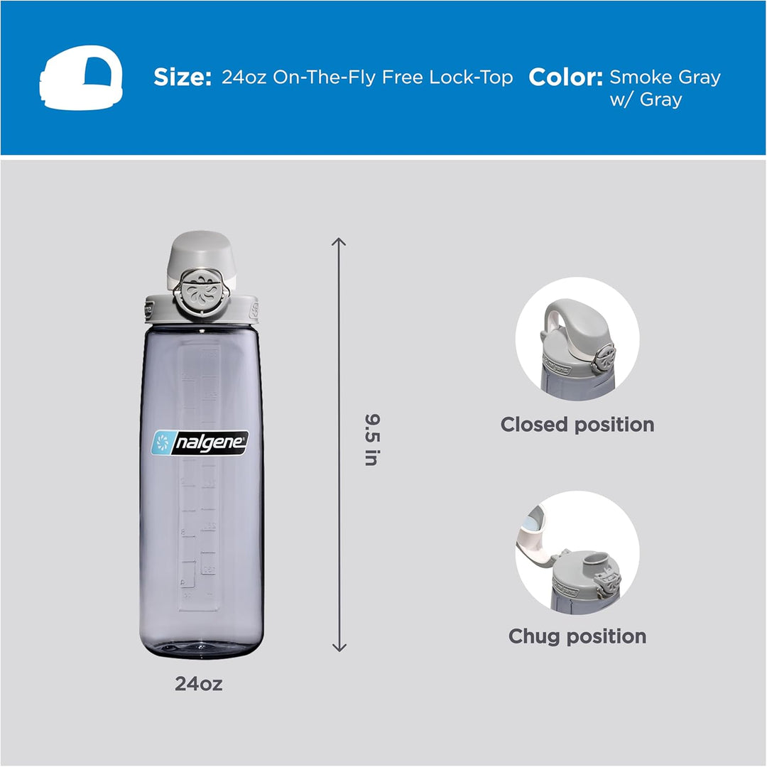 Nalgene OTF Sustain Trinkflaschen Grau 0,65 L, Grau