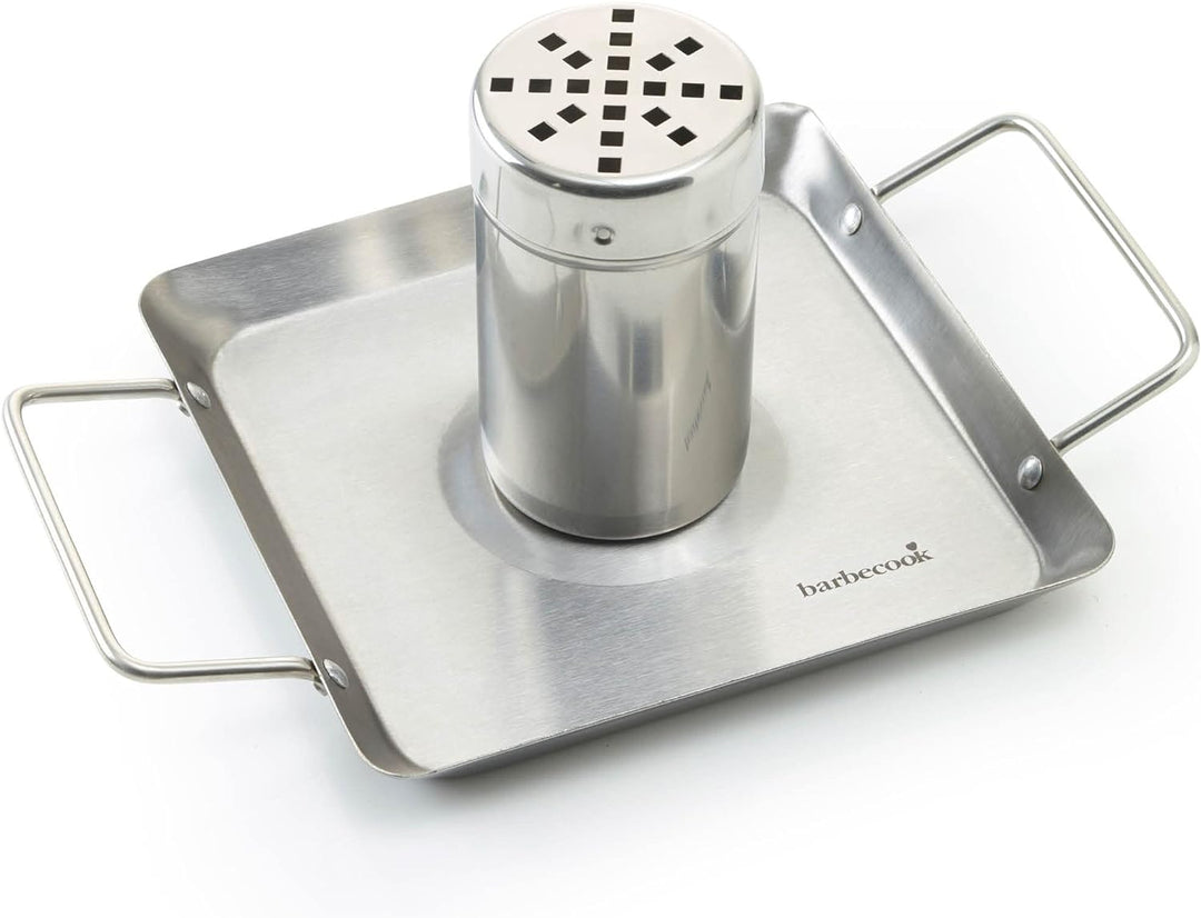Barbecook Hähnchenhalter, Hähnchenbräter fur Grill und Backofen, Hähnchen ständer mit Abtropf-Schale