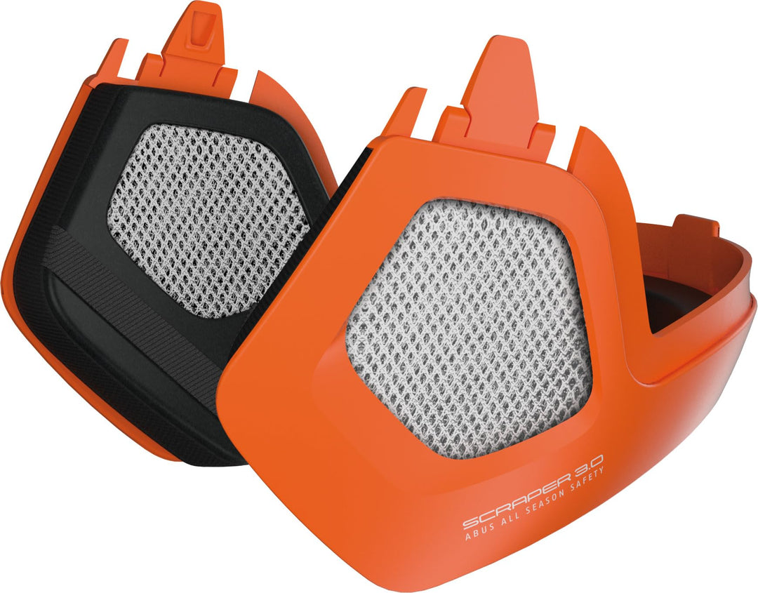ABUS Scraper 3.0 WinterKit für den Fahrradhelm – Ohrenschützer und Helmmütze gegen Kälte und Wind M