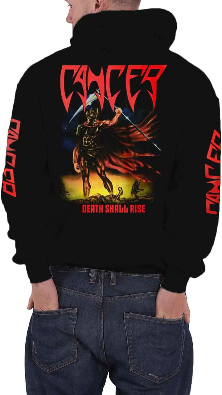 CANCER Death Shall Rise (Black) Kapuzenpullover/Hoodie S