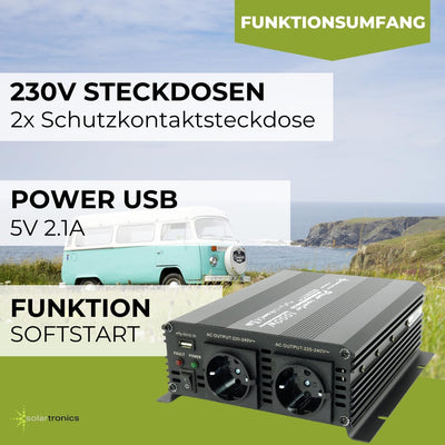 Spannungswandler NM 24V 1000 Watt Single, Single