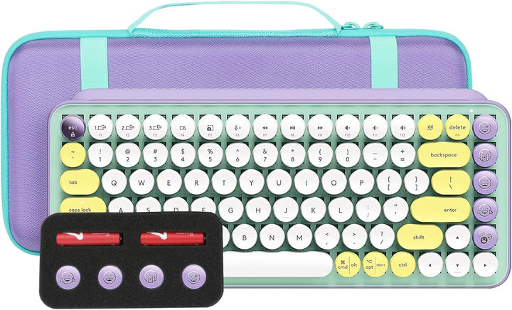 co2CREA case Harte reiseschutzhülle Etui Tasche für Logitech POP Keys/POP ICON Keys Mechanische kabe