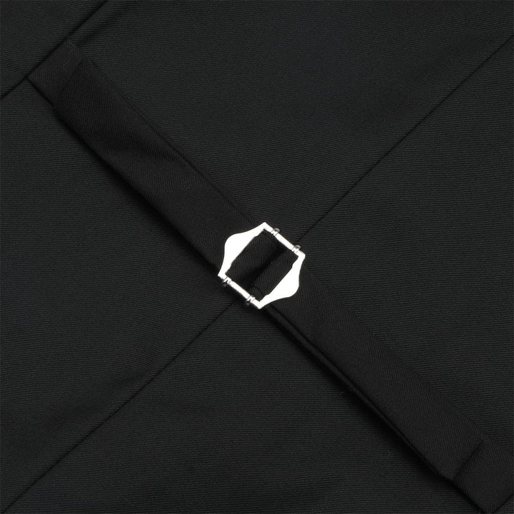Sliktaa Herren Anzug 3 Teilig Slim Fit Reihe Einfarbig Stoff Business Shawl Kragen Klassisch Tunika