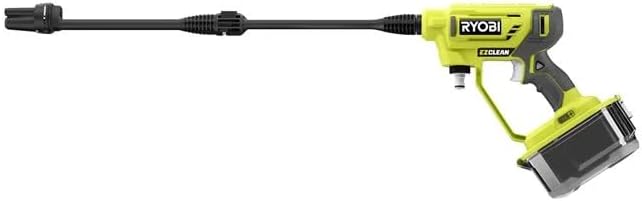 RYOBI RY120352K ONE+ 18 Volt 320 PSI 0,8 GPM Kaltwasser schnurloser Kraftreiniger – 4,0 Ah Akku und
