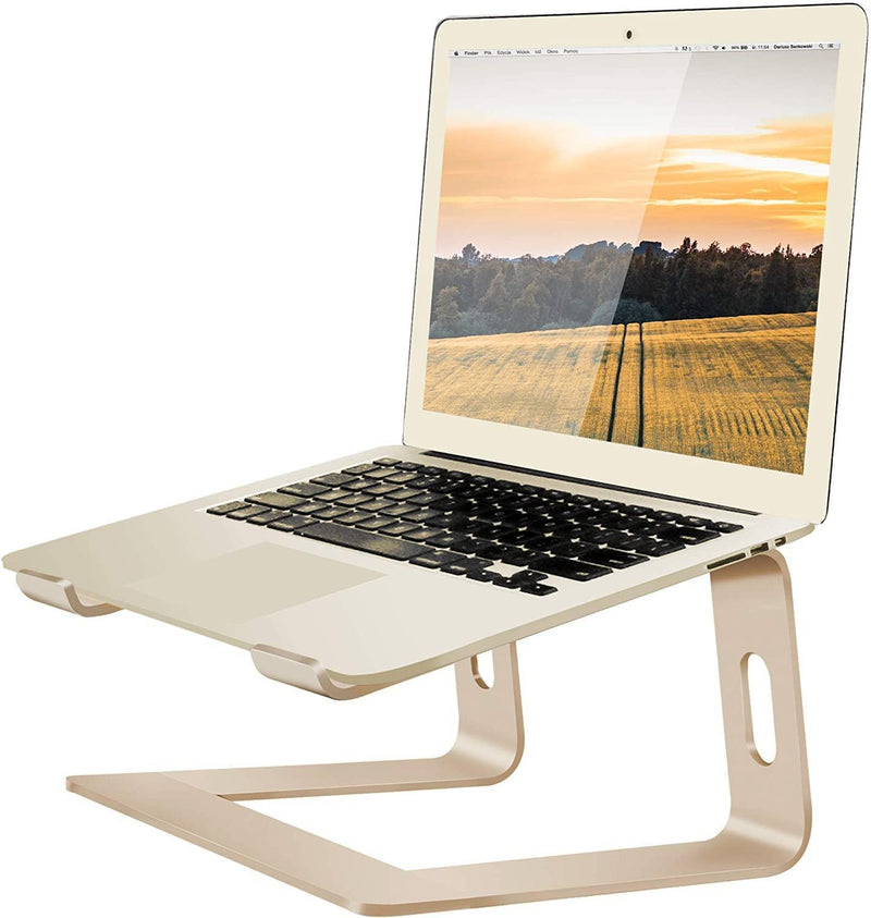 Orionstar Laptop Ständer, Ergonomischer Laptop Stand für Schreibtisch, Aluminium Laptop Halterung mi