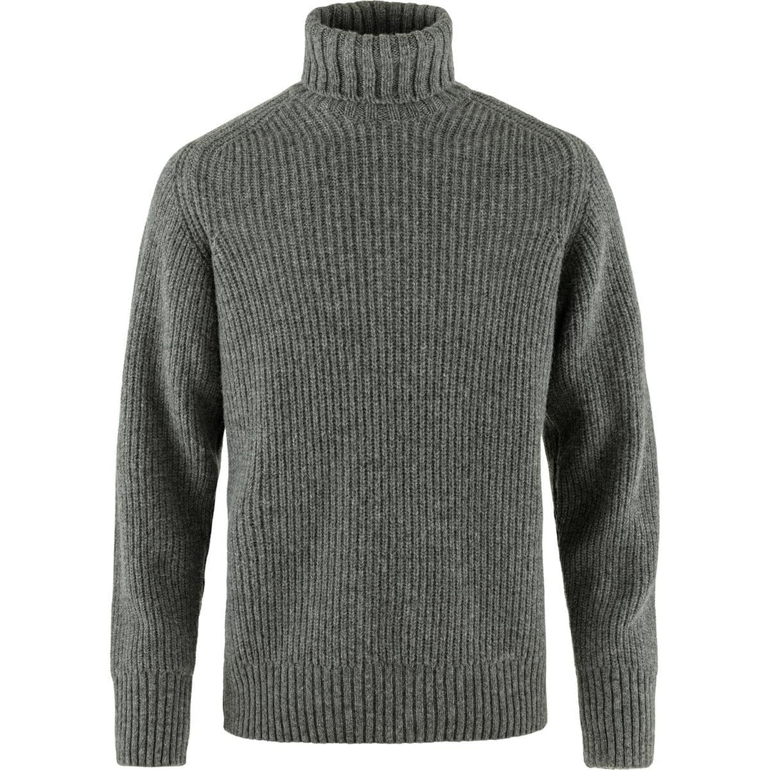 Fjallraven Herren Övik Roller Neck Sweater M Sweatshirt S Grau-melange, S Grau-melange
