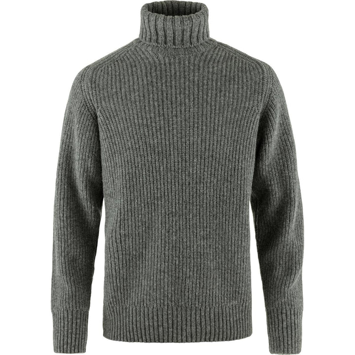 Fjallraven Herren Övik Roller Neck Sweater M Sweatshirt S Grau-melange, S Grau-melange