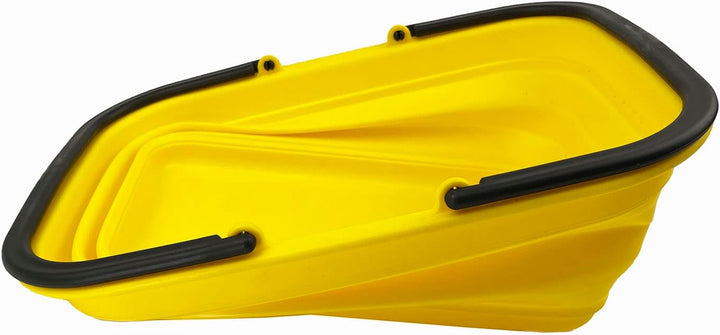 SAMMART 9,2 l zusammenklappbare Wanne mit Griff – tragbarer Outdoor-Picknickkorb/Krater – Faltbare E