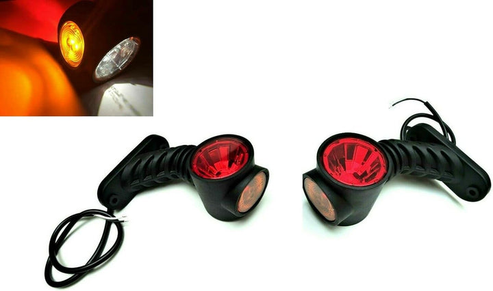 MelTruck® 2x LED Umrissleuchte Begrenzungsleuchte E9 R+L für LKW PKW Anhänger