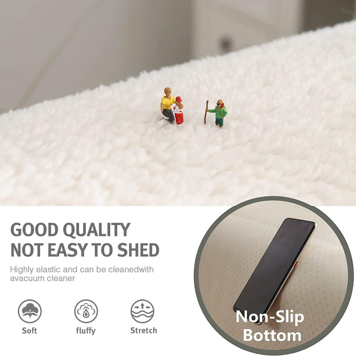 LINGKY Samt Sofabezug 1 2 3 4 Sitzer, L Form Sofaüberwurfe, Ecksofa Sofa überzug Pets Dog Couch über
